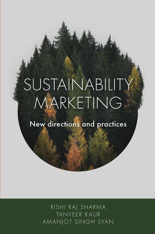 Book cover of Sustainability Marketing: New directions and practices