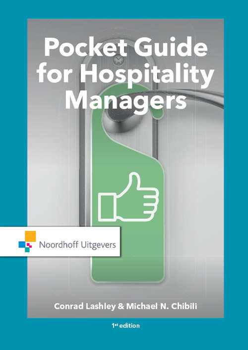 Book cover of Pocket Guide for Hospitality Managers