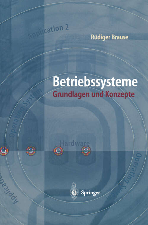 Book cover of Betriebssysteme: Grundlagen und Konzepte (1998)