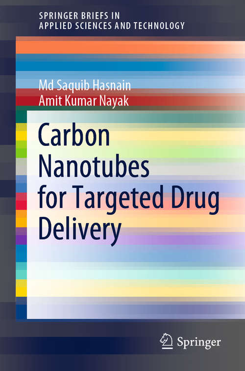 Book cover of Carbon Nanotubes for Targeted Drug Delivery (1st ed. 2019) (SpringerBriefs in Applied Sciences and Technology)