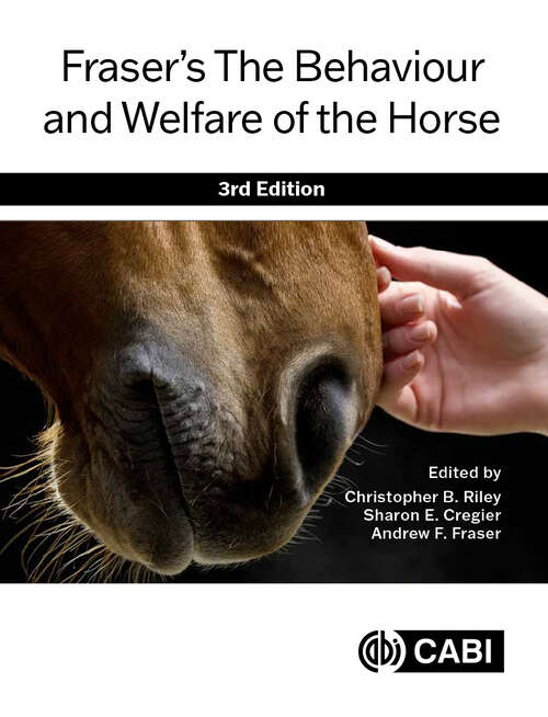 Book cover of Fraser’s The Behaviour and Welfare of the Horse