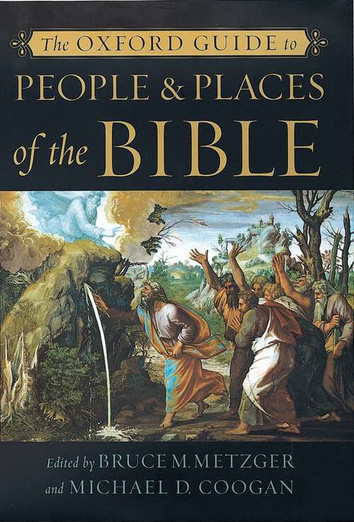 Book cover of The Oxford Guide to People & Places of the Bible