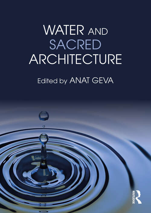 Book cover of Water and Sacred Architecture