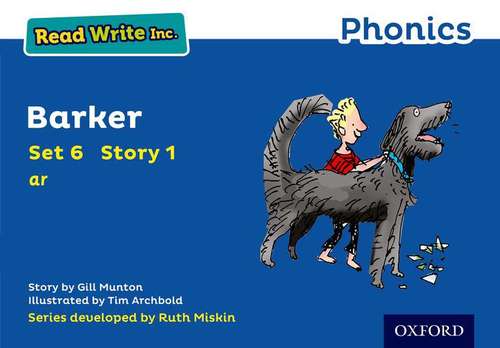 Book cover of Read Write Inc. Phonics: Blue Set 6 Storybook 1 Barker (PDF)