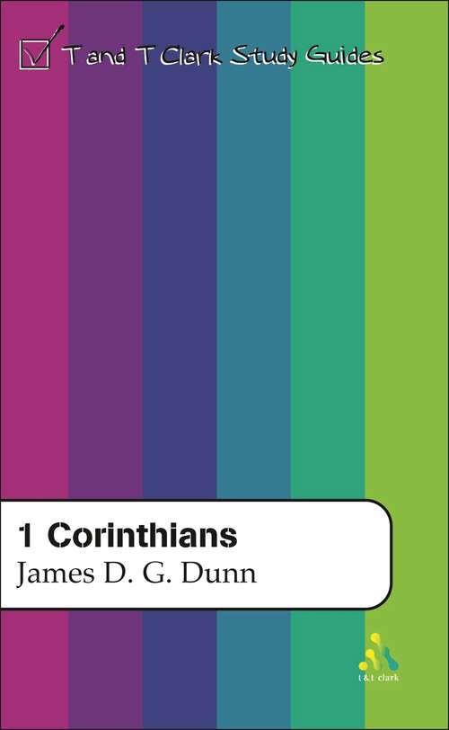 Book cover of 1 Corinthians (New Testament Guides)