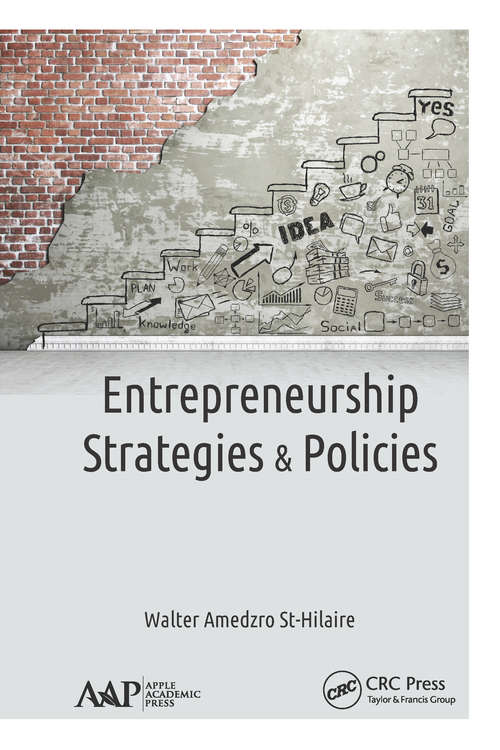 Book cover of Entrepreneurship: Strategies and Policies