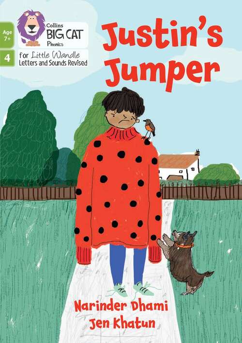 Book cover of Big Cat Phonics for Little Wandle Letters and Sounds Revised – Age 7+ — JUSTIN'S JUMPER: Phase 4 Set 1