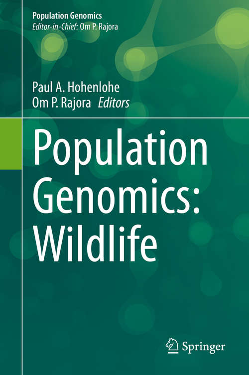 Book cover of Population Genomics: Wildlife (1st ed. 2021) (Population Genomics)