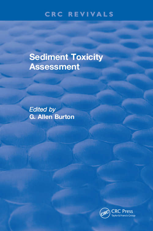Book cover of Sediment Toxicity Assessment
