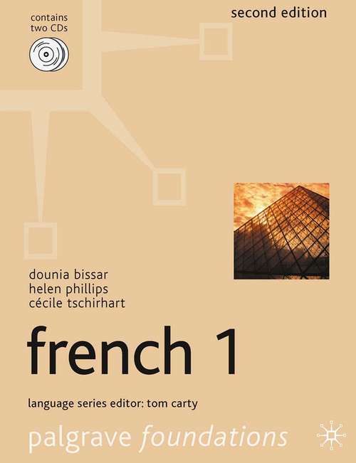 Book cover of Foundations French 1 (2nd ed. 2008) (Macmillan Foundation Languages)