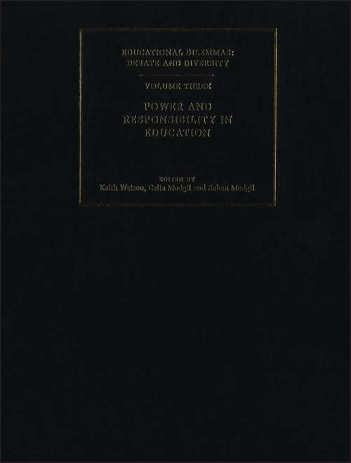 Book cover of Power and Responsibility in Education