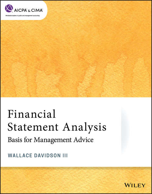 Book cover of Financial Statement Analysis: Basis for Management Advice (AICPA)