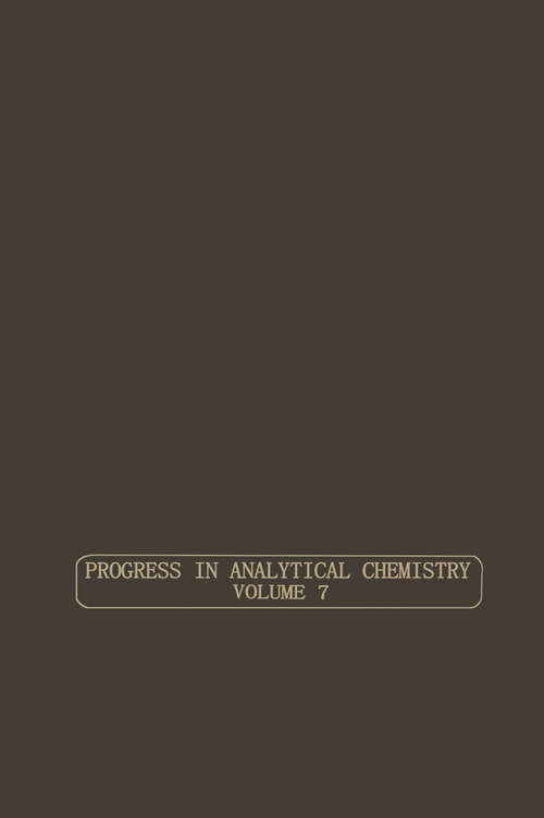 Book cover of Methods in Radioimmunoassay,  Toxicology, and Related Areas (1974) (Progress in Analytical Chemistry)