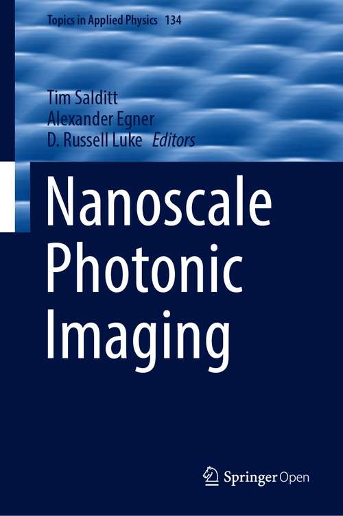 Book cover of Nanoscale Photonic Imaging (1st ed. 2020) (Topics in Applied Physics #134)