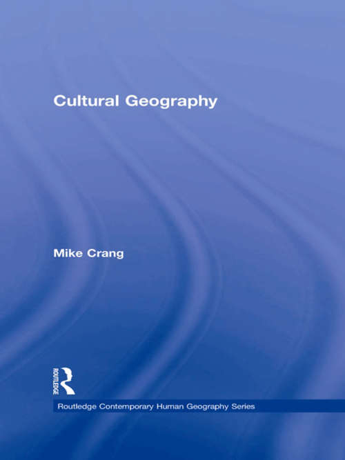 Book cover of Cultural Geography