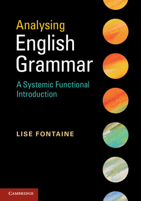 Book cover of Analysing English Grammar: A Systemic Functional Introduction