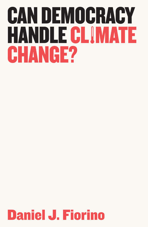 Book cover of Can Democracy Handle Climate Change?