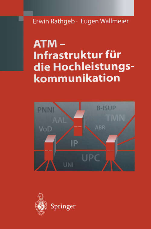 Book cover of ATM - Infrastruktur für die Hochleistungskommunikation (1997)