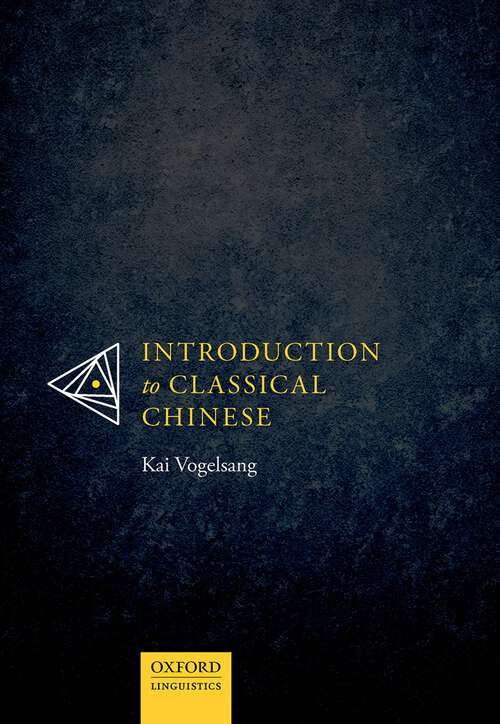 Book cover of Introduction to Classical Chinese