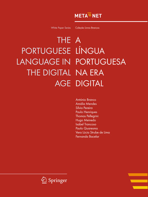 Book cover of The Portuguese Language in the Digital Age (2012) (White Paper Series)