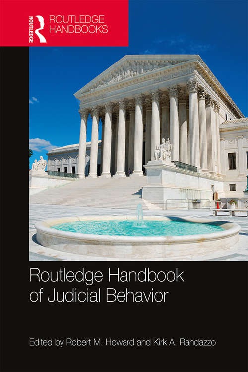 Book cover of Routledge Handbook of Judicial Behavior