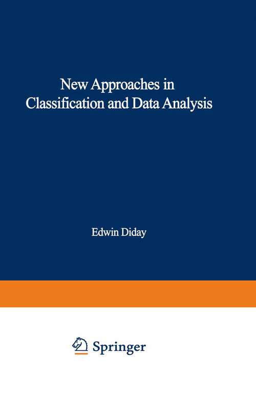 Book cover of New Approaches in Classification and Data Analysis (1994) (Studies in Classification, Data Analysis, and Knowledge Organization)
