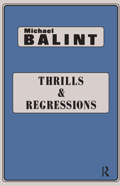 Book cover of Thrills and Regressions