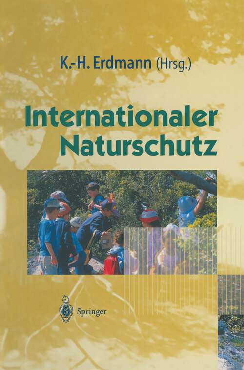 Book cover of Internationaler Naturschutz (1997)
