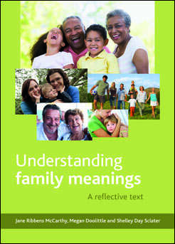Book cover of Understanding family meanings: A reflective text
