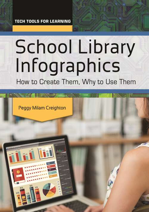 Book cover of School Library Infographics: How to Create Them, Why to Use Them (Tech Tools for Learning)
