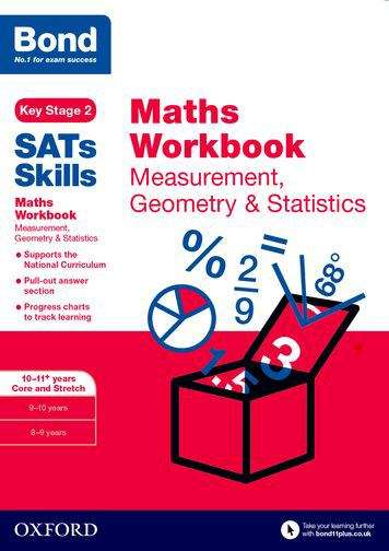 Book cover of Bond SATs Skills: Maths Workbook Measurement, Geometry And Statistics 10-11 Year