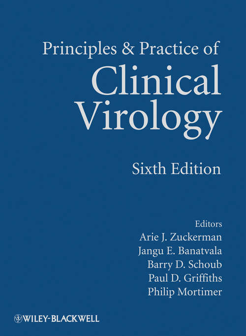 Book cover of Principles and Practice of Clinical Virology (6)