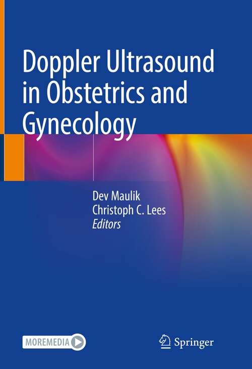 Book cover of Doppler Ultrasound in Obstetrics and Gynecology (3rd ed. 2023)