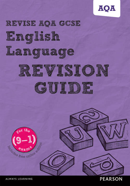 Book cover of REVISE AQA GCSE English Language Revision Guide: for the new 2015 qualifications