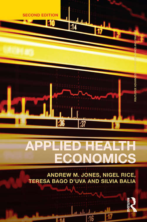 Book cover of Applied Health Economics