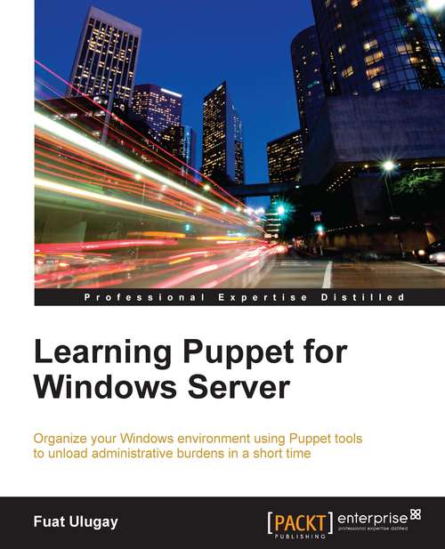 Book cover of Learning Puppet for Windows Server
