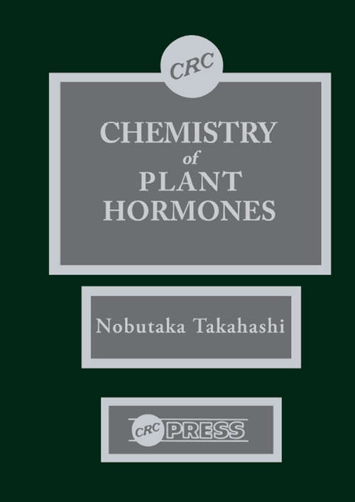 Book cover of Chemistry of Plant Hormones