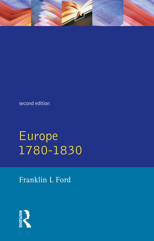 Book cover of Europe 1780 - 1830