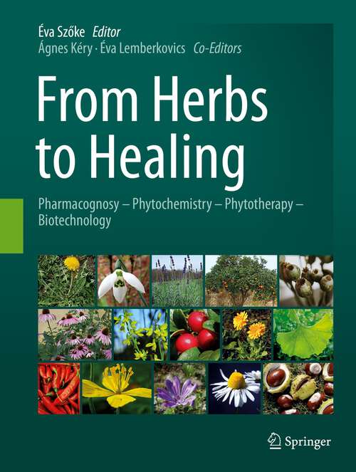 Book cover of From Herbs to Healing: Pharmacognosy - Phytochemistry - Phytotherapy - Biotechnology (1st ed. 2023)
