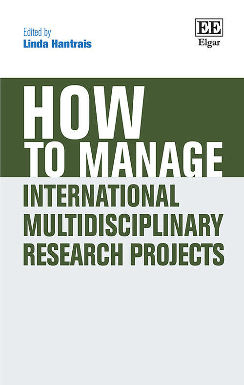 Book cover of How to Manage International Multidisciplinary Research Projects