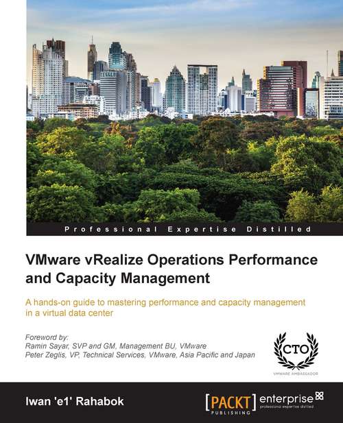 Book cover of VMware vRealize Operations Performance and Capacity Management