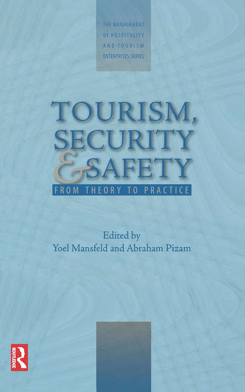 Book cover of Tourism, Security and Safety