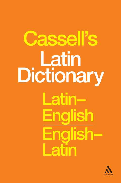 Book cover of Cassell's Latin Dictionary