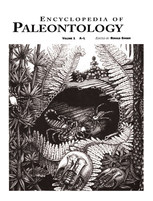 Book cover of Encyclopedia of Paleontology