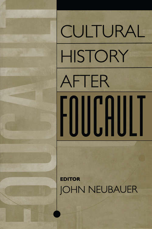 Book cover of Cultural History After Foucault