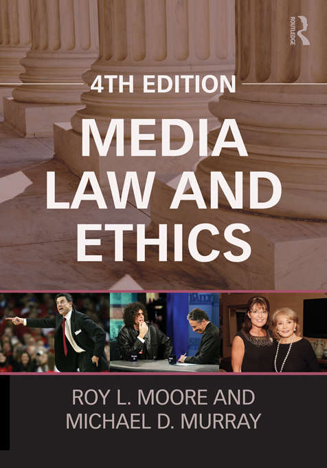 Book cover of Media Law and Ethics