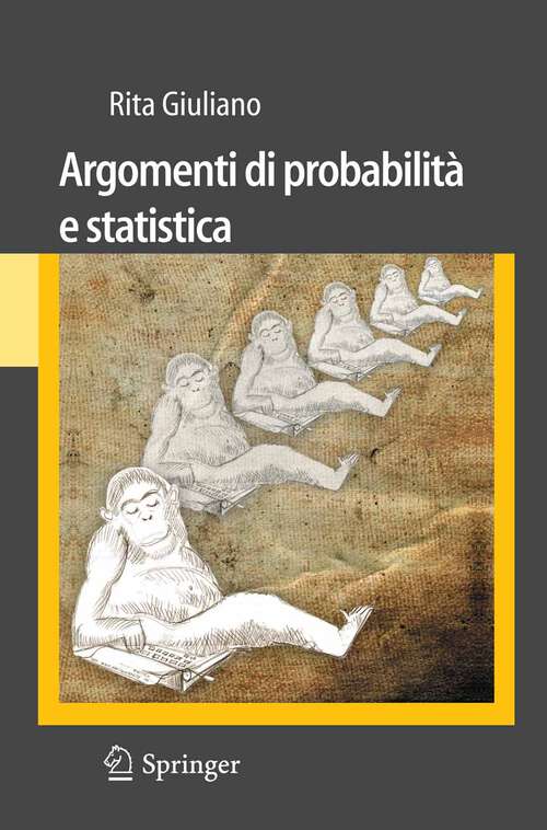 Book cover of Argomenti di probabilità e statistica (2011)