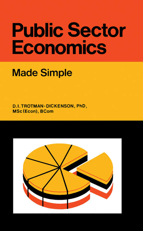 Book cover of Public Sector Economics: Made Simple