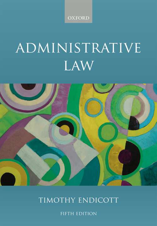 Book cover of Administrative Law