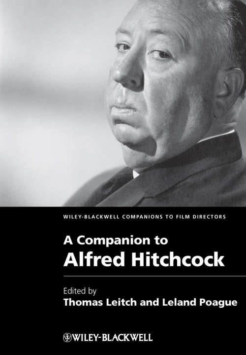 Book cover of A Companion to Alfred Hitchcock (Wiley Blackwell Companions To Film Directors Ser. #12)